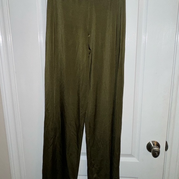 The Lineup Two Piece Dance Costume Teen Size 16 Velvet Crop Top and Pants - Picture 12 of 16